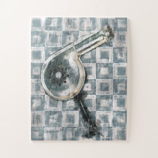 Puzzle Sèche-souffle Coiffeur Salon Peinture (Vertical)