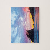 Puzzle Second Beach au coucher du soleil, Washington (Vertical)