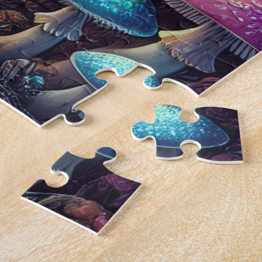 Puzzle Secret Fairy Market Forest with Mushrooms & Tree (Côté)