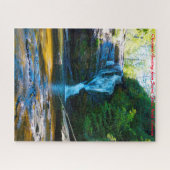 Puzzle Secret Falls North Carolina.voeux de Noël (Horizontal)