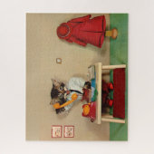 Puzzle secrétaire tabby kitten (Vertical)