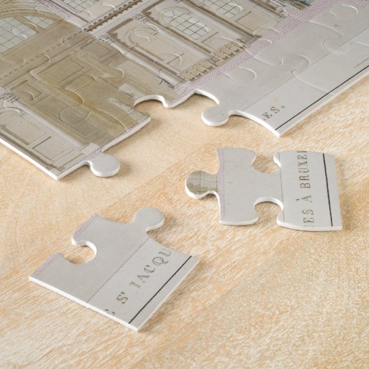 Puzzle Section transversale de l'église de St Jacques, (Côté)