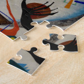 Puzzle Segment bleu Kandinsky (Côté)