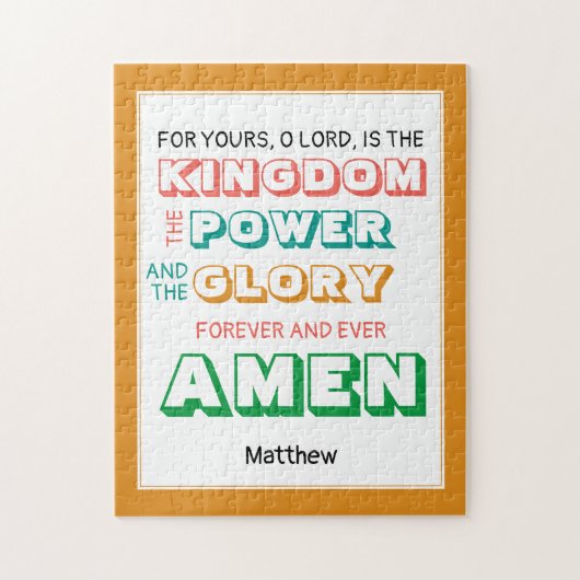 Puzzle SEIGNEUR PRIER Christian (Vertical)