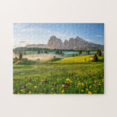 Puzzle Seiser Alm, Alpes de dolomite, Italie (Horizontal)