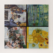 Puzzle Sélection de divers chefs-d'oeuvre impressionniste (Horizontal)