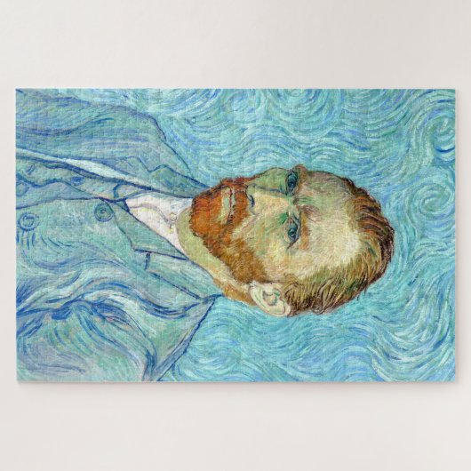 Puzzle Self Portrait with Pallette vincent van gogh cool (Horizontal)