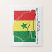 Puzzle SÉNÉGAL | Blessed Nation | DRAPEAU SÉNÉGALAIS (Vertical)