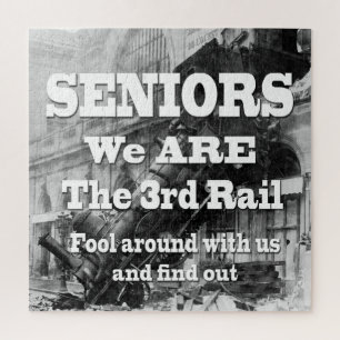 Puzzle Seniors Nous Sommes Le Troisième Rail