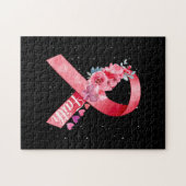 Puzzle Sensibilisation au cancer du sein Ruban rose (Horizontal)