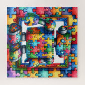 Puzzle Sensibilisation sur l'autisme (Horizontal)