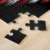 Puzzle Sensibilisation sur l'autisme de coeur de drapeau (Côté)