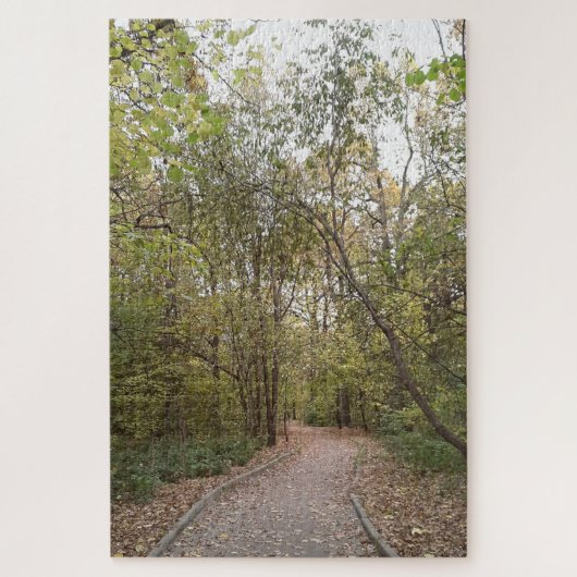 Puzzle Sentier forestier d'automne doré (Vertical)