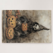 Puzzle Sentinelle de citrouille — Gardienne de la malice  (Horizontal)