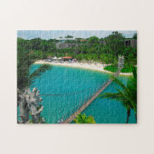 Puzzle Sentosa Beach Singapour. (Horizontal)
