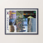 Puzzle Séoul - Corée du Sud - Mosaic - (Horizontal)