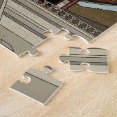 Puzzle Séoul Corée du Sud Voyage Art Vintage (Côté)