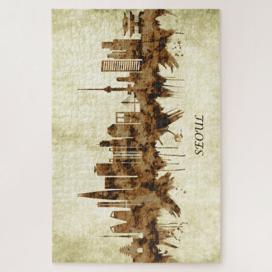 Puzzle Séoul Sud-Corée Cityscape (Vertical)
