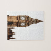 Puzzle Sepia Big Ben Tower Travel Art (Horizontal)