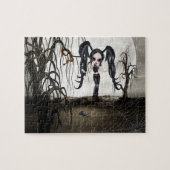 Puzzle Sepia Goth Girl (Horizontal)