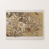 Puzzle Sépia morceau de fleurs encore vivant nostalgie de (Horizontal)