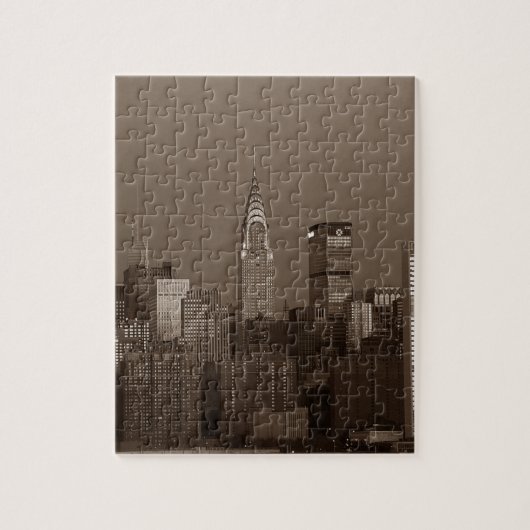 Puzzle Sepia New York (Vertical)