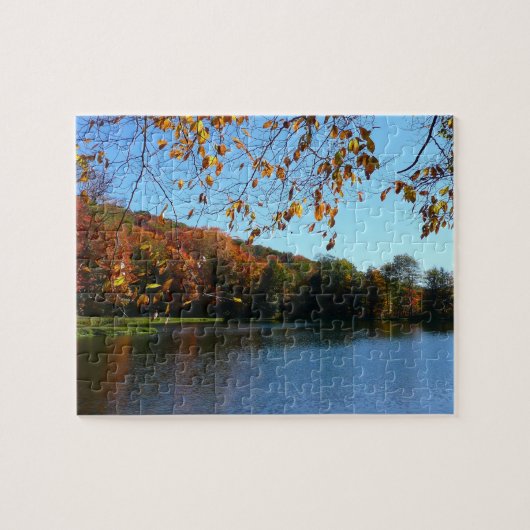 Puzzle Sept sources Automnes Arbres et Étang (Horizontal)