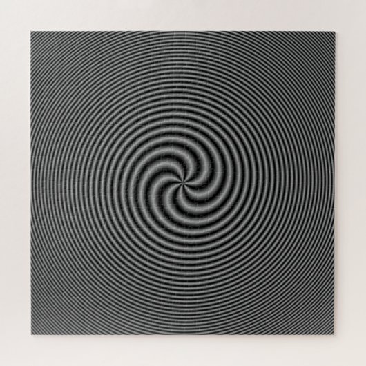 Puzzle Sept spirales à queue noire et blanche (Horizontal)