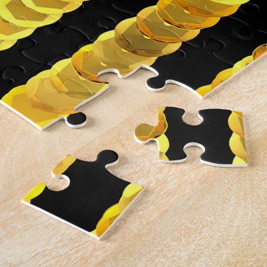 Puzzle Séquins motif, perles, strass, mode 3D. (Côté)