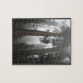 Puzzle Séquoia géantes dans le brouillard, CA (Horizontal)