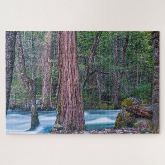 Puzzle Séquoias & Merced River Parc national de Yosemite, (Horizontal)