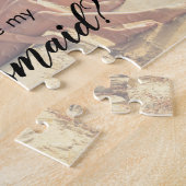 Puzzle Seras-tu ma fille d'épouse Photo personnalisée (Côté)