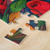 Puzzle Serenade de la jungle dans une mer de fleurs (Côté)