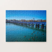 Puzzle Serene Blue Pier (Horizontal)