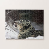 Puzzle Serene Snow Leopard (Horizontal)