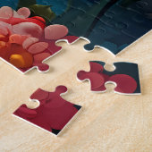 Puzzle "Sérénité au coucher du soleil : l'art chinois tra (Côté)