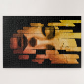 Puzzle Sérénité fragmentée - Portrait numérique surréalis (Horizontal)