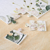 Puzzle Serez-Vous Ma Fille Fleurie Rose Script (Côté)