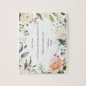 Puzzle Serez-Vous Ma Fille Fleurie Rose Script (Vertical)