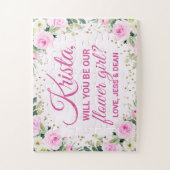 Puzzle Serez-Vous Ma Proposition Flower Girl ? (Vertical)