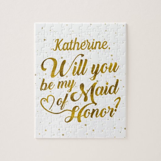Puzzle Serez-vous ma servante d'honneur ? (Vertical)