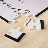 Puzzle Serez-vous mon chef d'honneur photo de script tend (Côté)