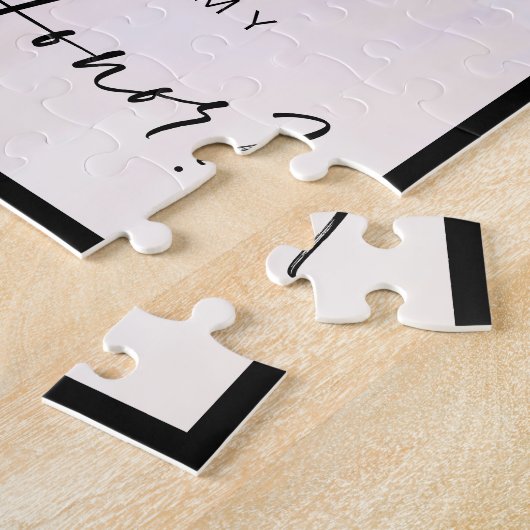 Puzzle Serez-vous mon chef d'honneur photo de script tend (Côté)