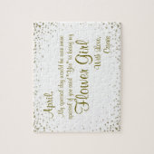 Puzzle Serez-vous mon Flowergirl ? (Vertical)