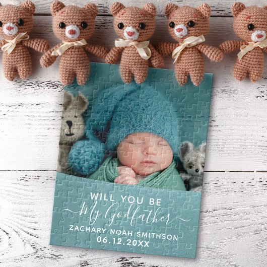 Puzzle Serez-Vous Mon Godfather Classy Photo personnalisé