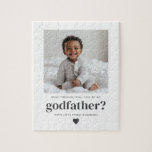 Puzzle Serez-Vous Mon Parrain Photo Proposition<br><div class="desc">Vous cherchez une façon douce et significative de demander à un être aimé d'être le parrain de votre bébé? Ce puzzle moderne fait une façon amusante de poser la question! Que vous demandiez à un membre de votre famille ou à des amis proches, ce modèle vous aide à créer un...</div>
