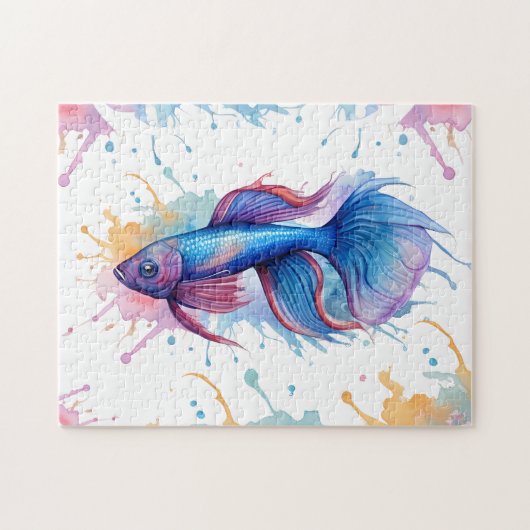 Puzzle - Série aquarelle : Betta Fish (Horizontal)