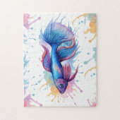 Puzzle - Série aquarelle : Betta Fish (Vertical)