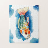 Puzzle - Série aquarelle : Koi Fish (Vertical)
