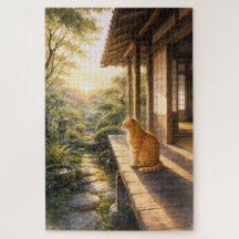 series_3_1|Sunrise Farmhouse Tabby Cat Art